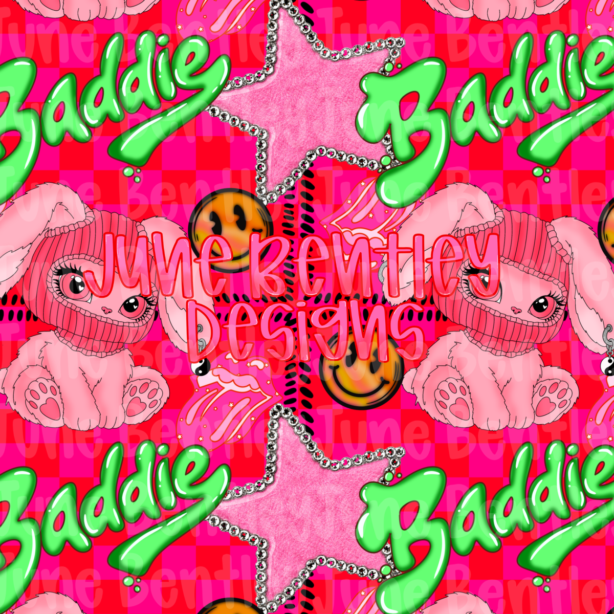 Baddie cute seamless digital download