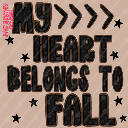 My heart belongs to fall digital download