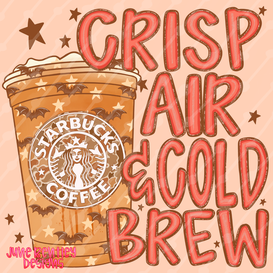 Crisp air and cold brew camp starbs digital download