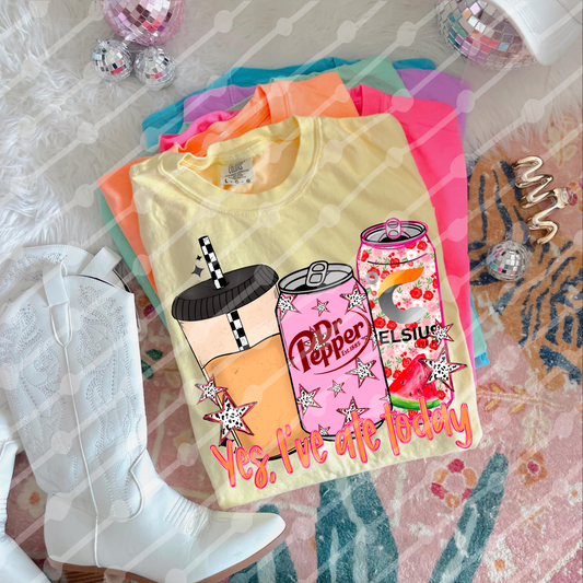 Yes I’ve ate today Coffee Dr Pepper Celsius Digital download