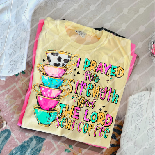 I prayed for strength Digital Download