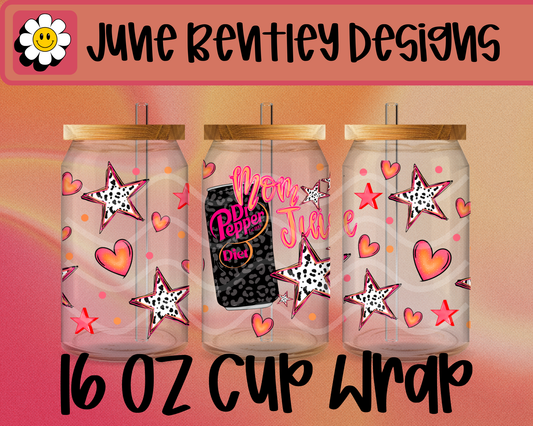 Diet Dr pep 16 oz Cup Wrap