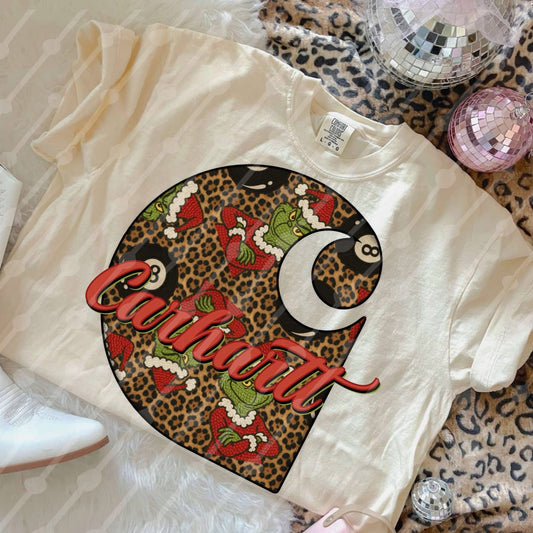 Green Guy Leopard Faux Yarn CH Digital Download