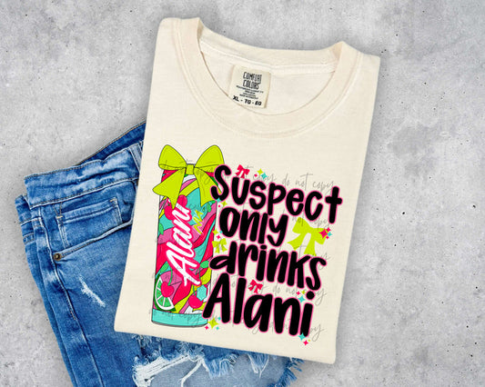 Suspect Only Drinks Alan Cherry Twist Green Bow Digital Download