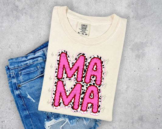Mama Pink Dotted Digital Download