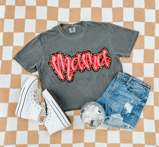 Mama Pink Leopard Digital Download