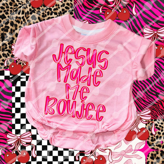 Jesus Made Me Boujee Pink Digital Download