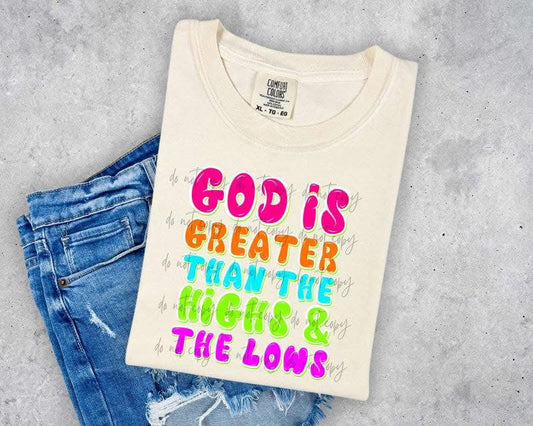 God Is Greater Than The Highs And Lows Digital Download