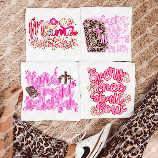 Hard Fought Hallelujah Leopard Cross Digital Download