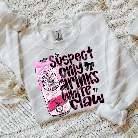 Suspect Only Drinks White Cla Bows Digital Download