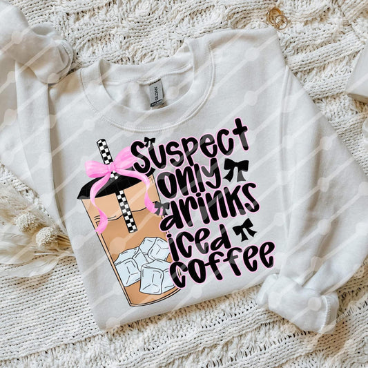 Suspect Only Drinks Iced Coffee Digital Download
