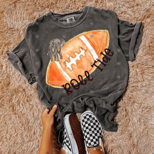 Roll Tide Watercolor Ball Digital Download