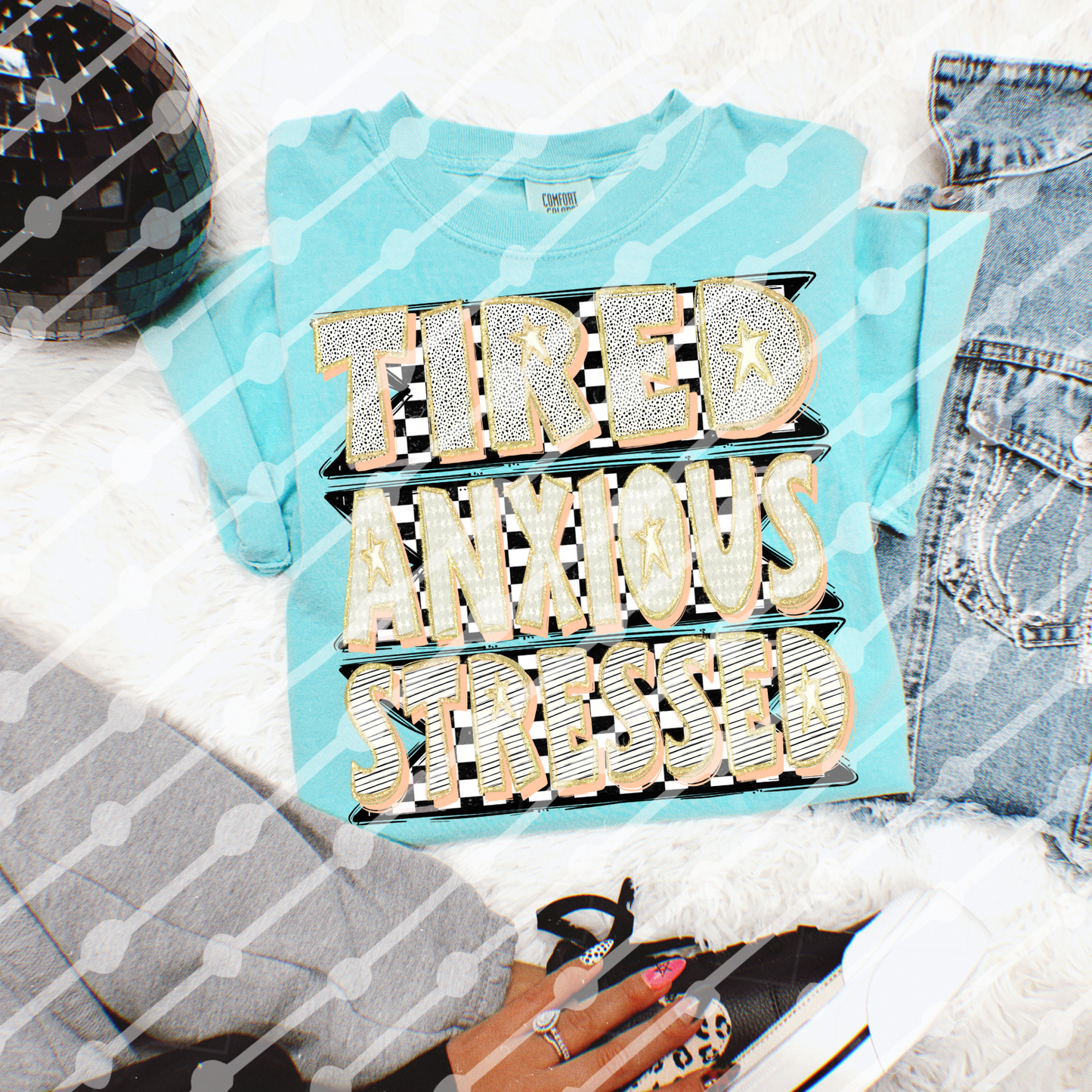 Tired Anxious Stressed Digital Download