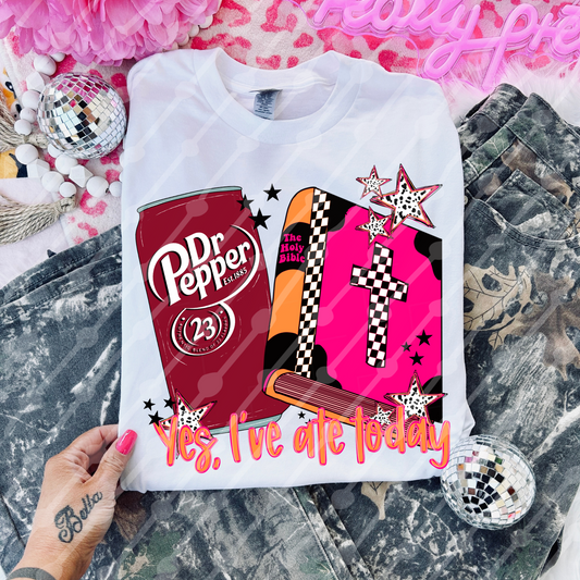 Yes I’ve ate today Dr Pepper with Bible digital download