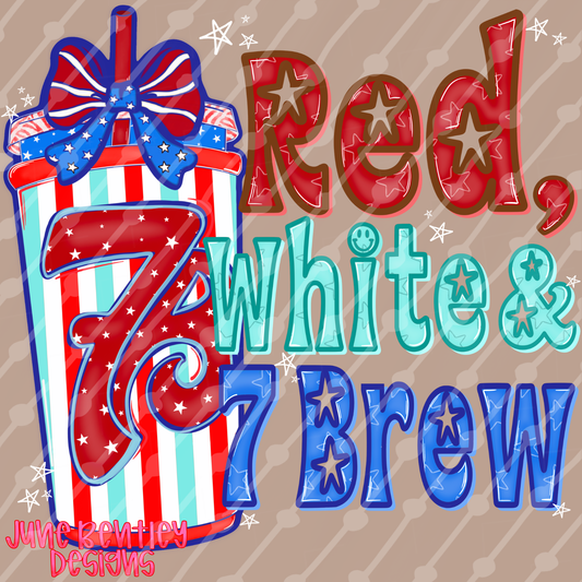 Red, white & 7 brew digital download