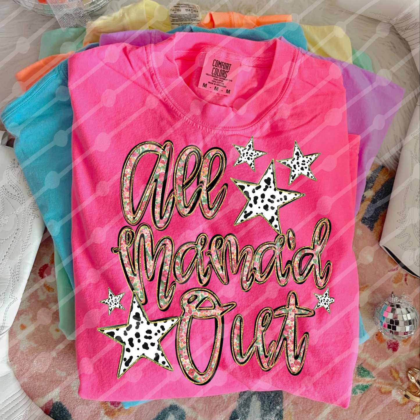 All Mama’d Out Floral Star Digital Download