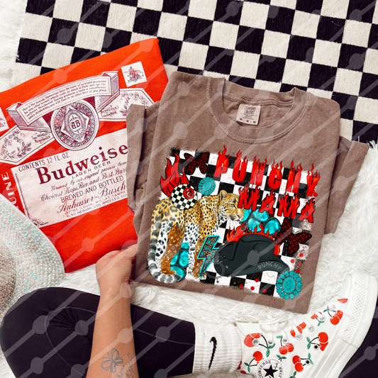 Punchy Mama Checker Collage Digital Download