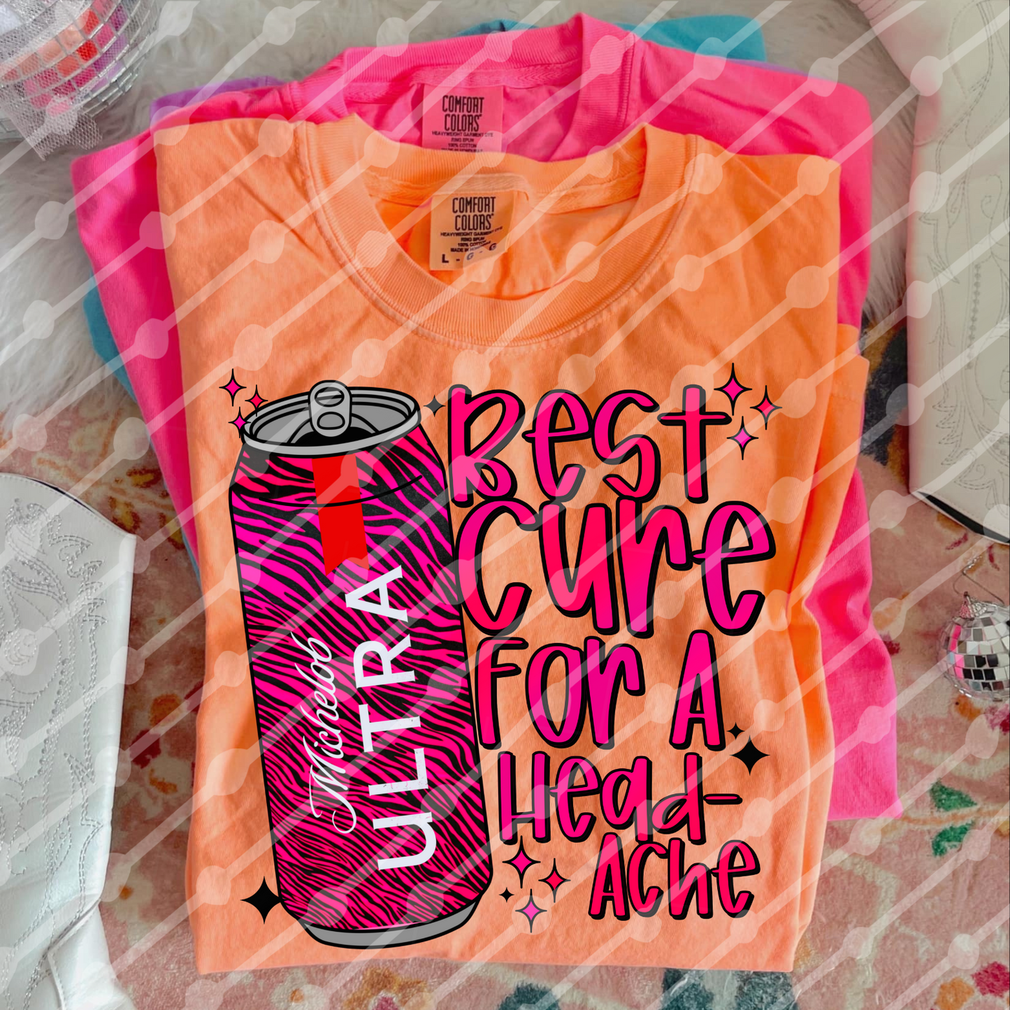 Best cure for a headache Zebra print Digital Download