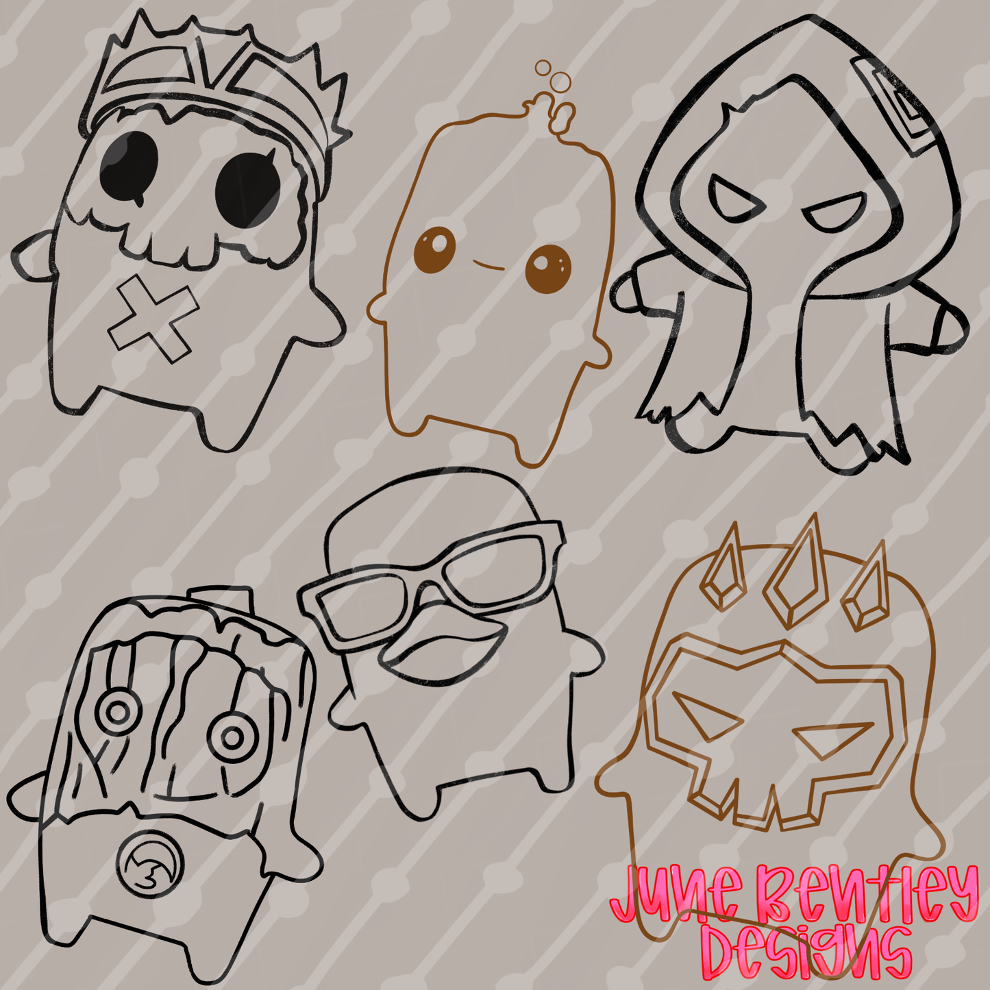 Sprite outline 1 digital download