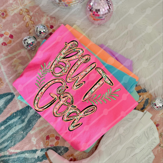 But God Floral Digital Download