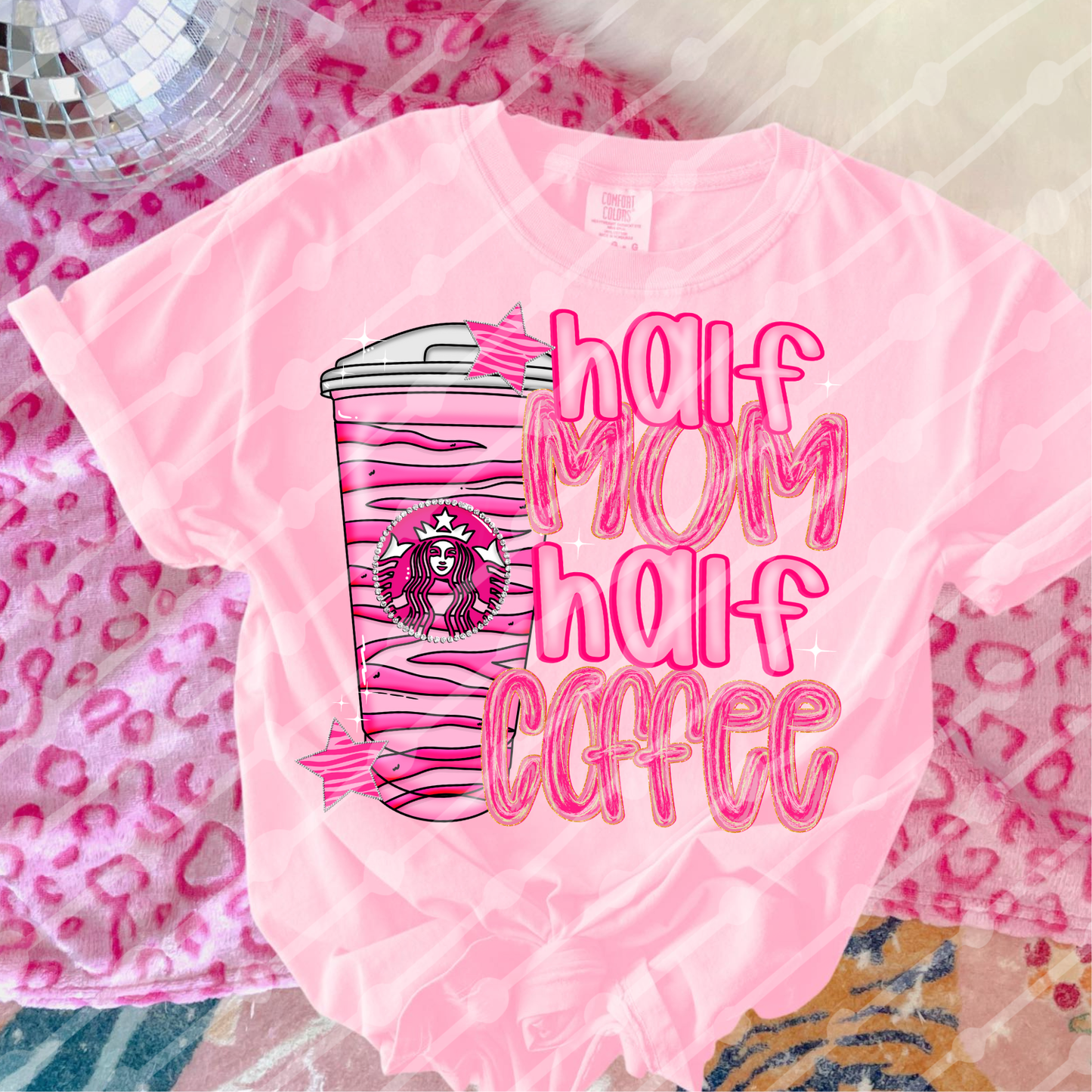 Half mom half coffee Starb digital download
