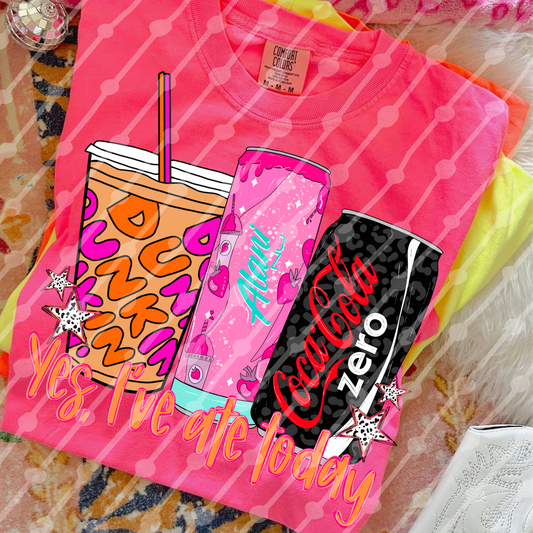 Yes, I’ve ate today Dunkin’ Alani Coke Zero digital download