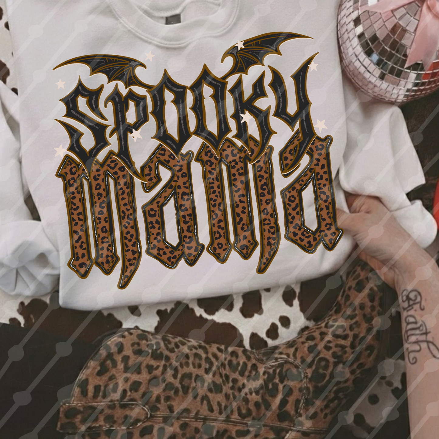 Spooky Mama leopard digital download