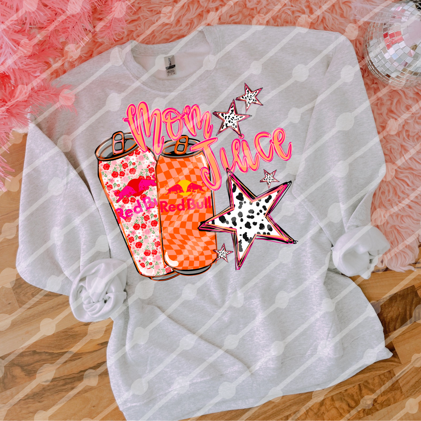 Redb Mom Juice Checker Floral Digital Design