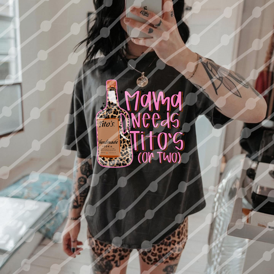 Mama Needs A Tito’s Or Two Leopard Digital Download