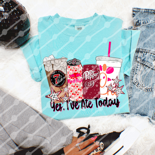 Yes I’ve Ate Today 7 Brew, Red Bull Floral, Dr Pep Star, Chick Digital download