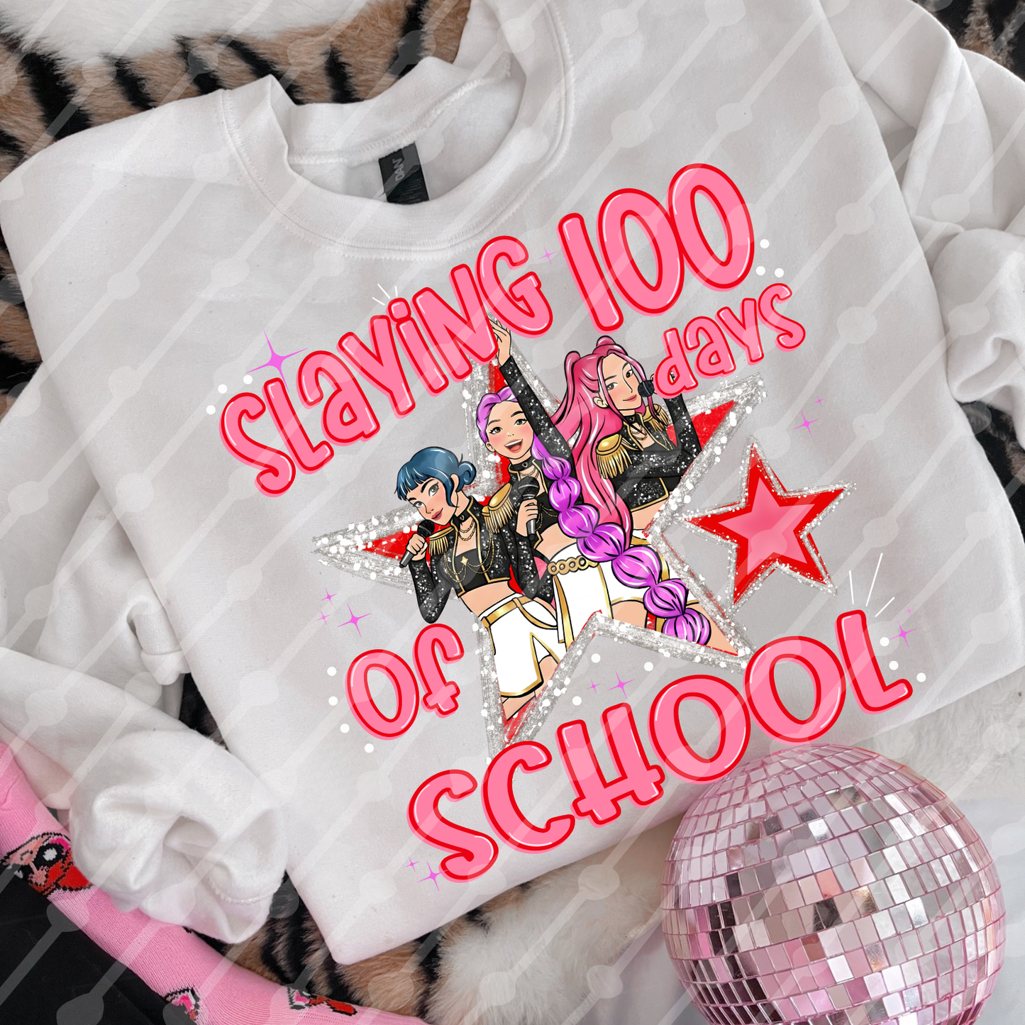 Slaying 100 days of school K-pop digital download