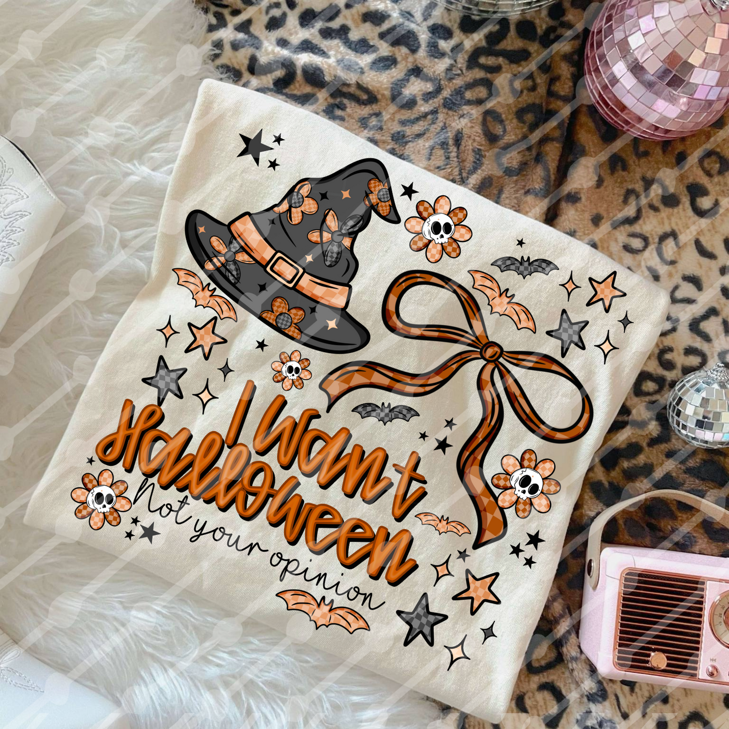 I want Halloween not your opinion witches hat digital download