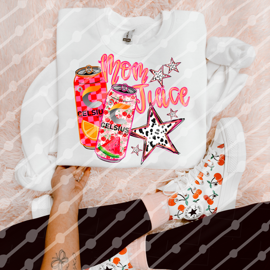 Cel Mom Juice Checker Floral Digital download