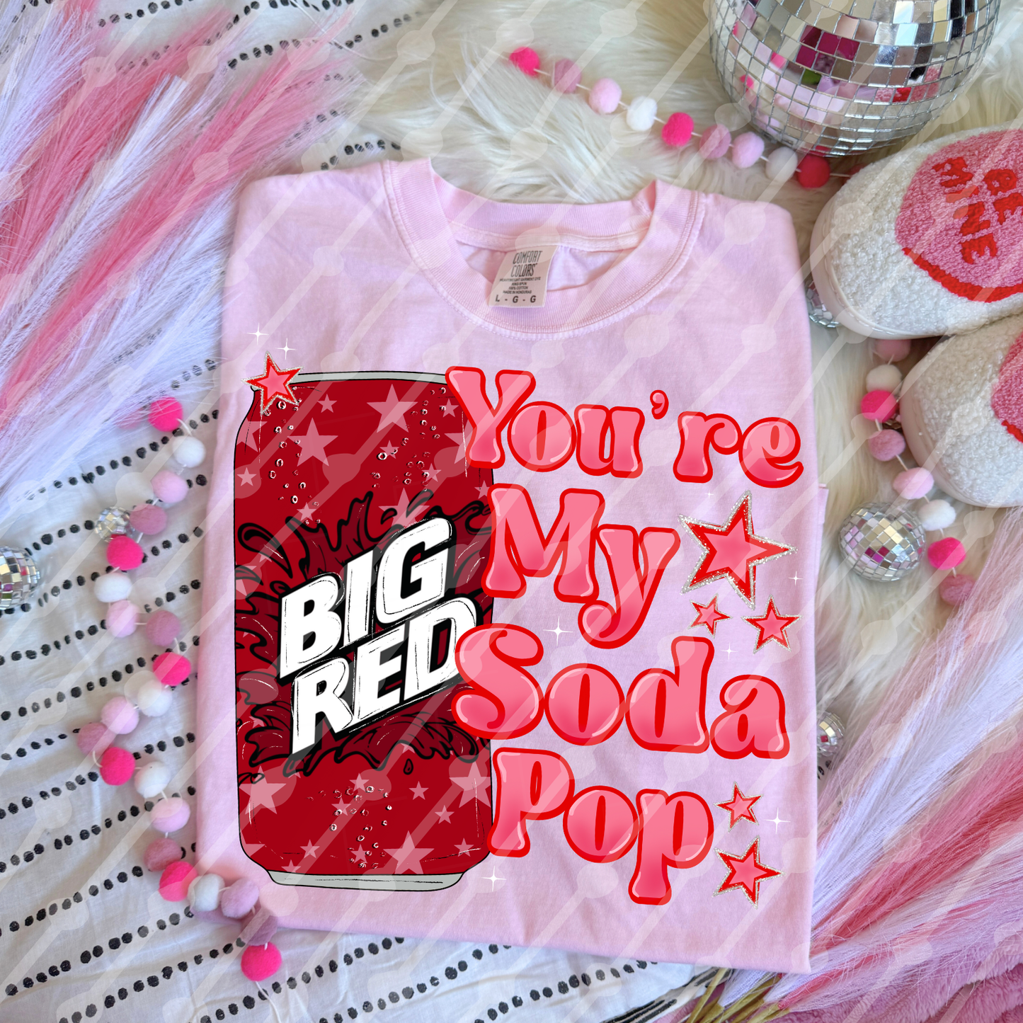 Soda pop big red digital designs