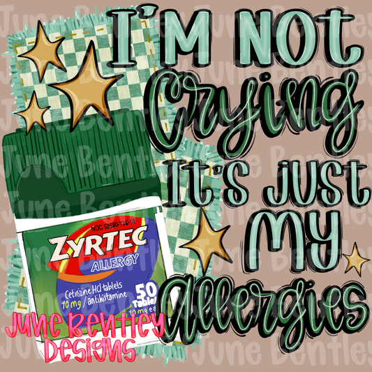 It’s just my allergies Zyrtec digital download