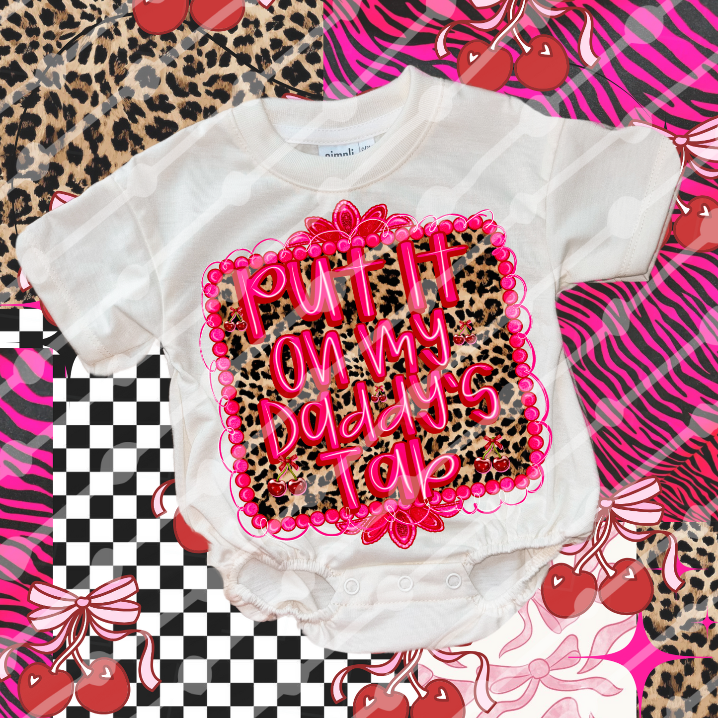 Put It On My Daddy’s Tab Pink Leopard digital download