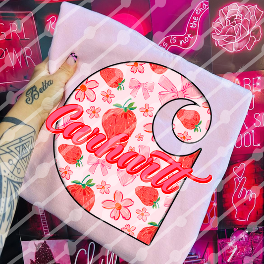 Strawberry Car_artt Digital Design