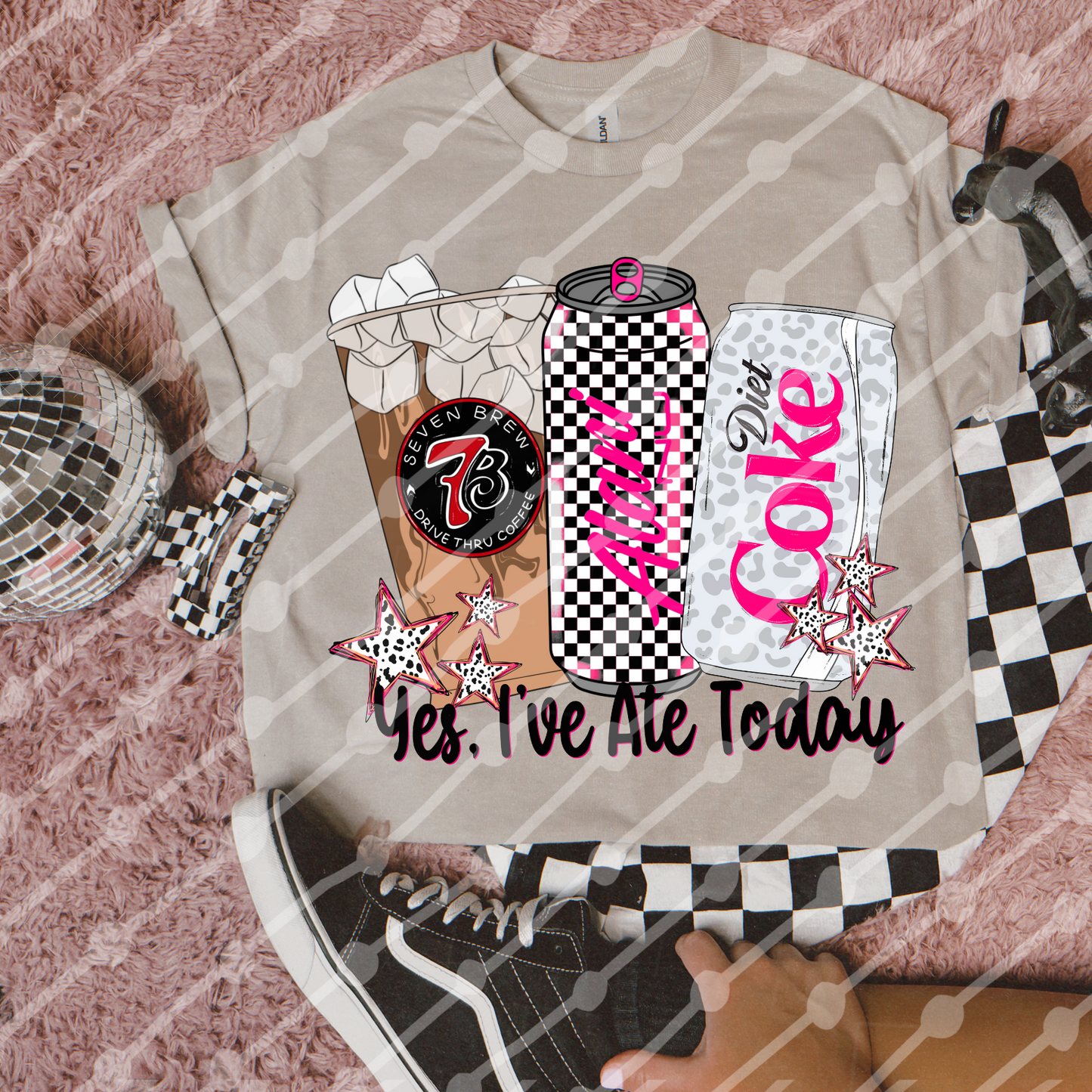 Yes I’ve Ate Today 7B, Checker Alan, Leopard Diet Coke Digital Download