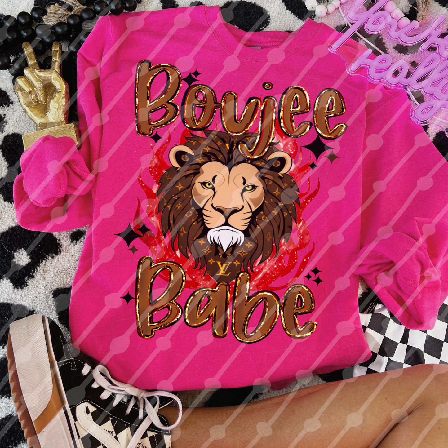 Boujee Babe Lion Digital Download