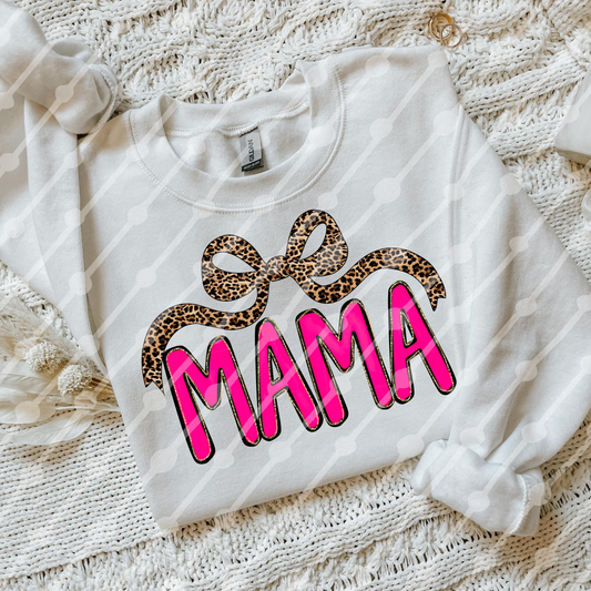 Leopard Bow Mama