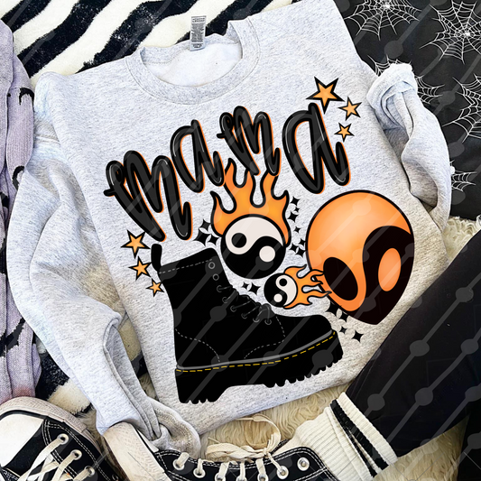 Mama Orange and black Digital Download