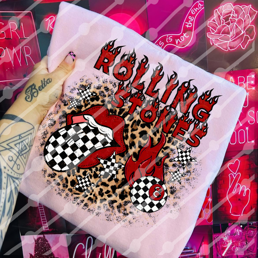 Rolling Stones Distressed Leopard Digital Download