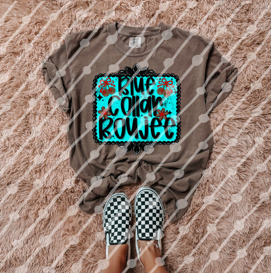 Blue Collar Boujee Turquoise Digital Download