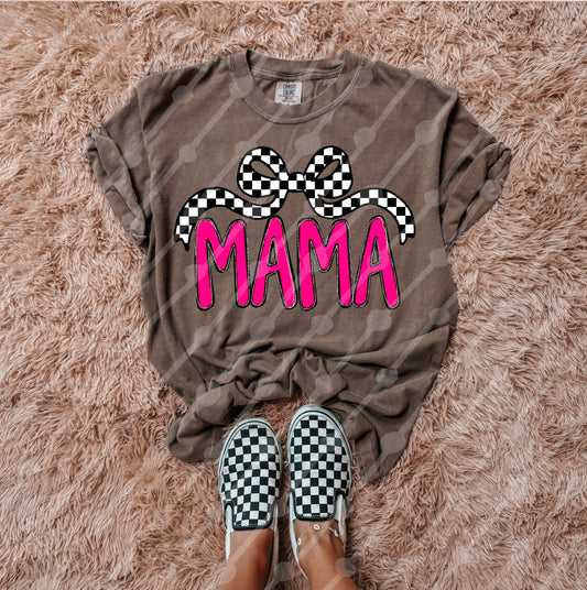 Checkered Bow Mama