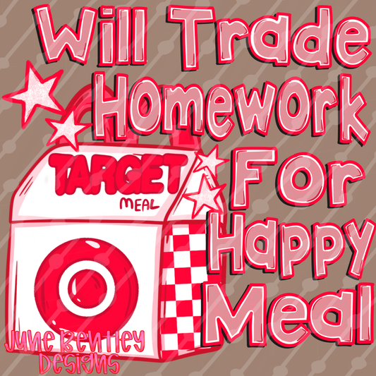 Will trade homework for happy meal digital download