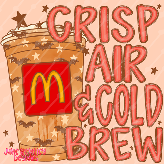 Crisp air and cold brew mcds digital download