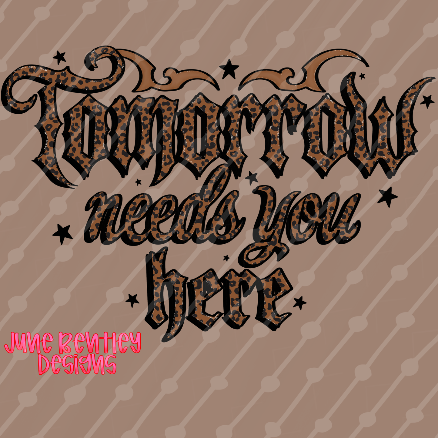Tomorrow needs you here leopard digital download