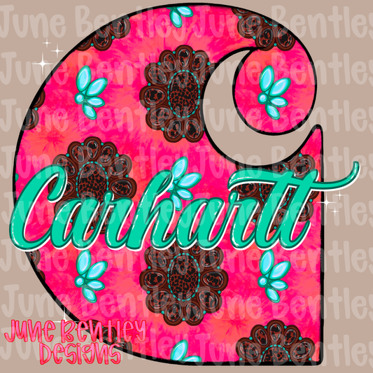 Western boujee pink digital download