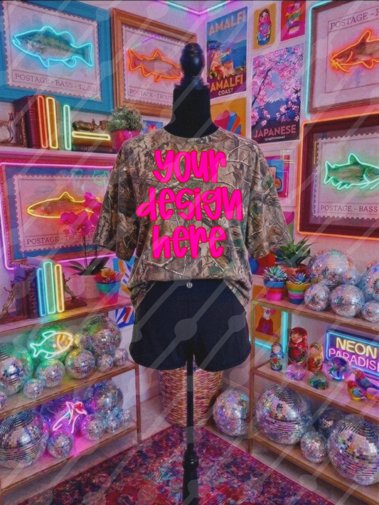 Camo Mockup digital download