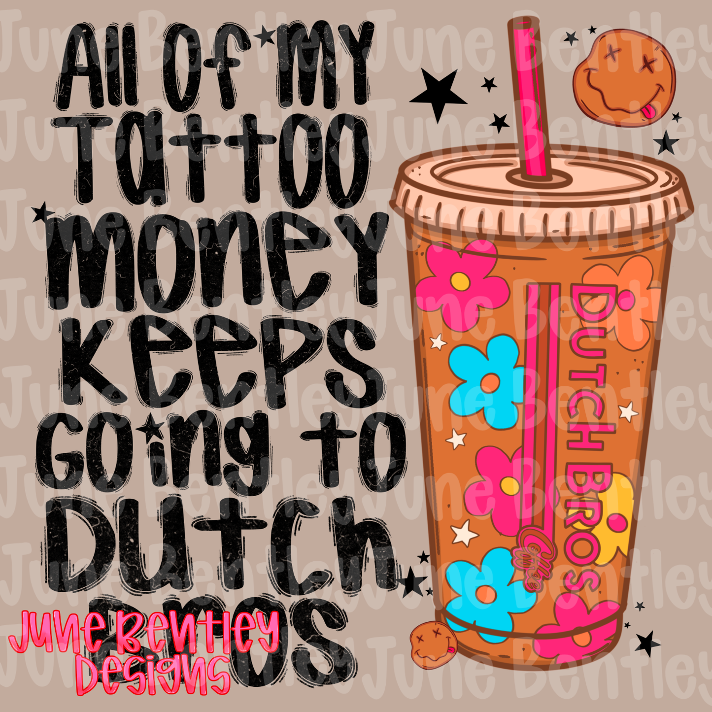 Tattoo money Dutch digital download